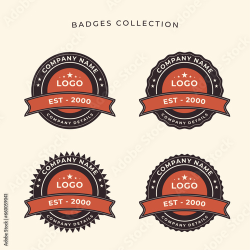 Logo design of badges 
