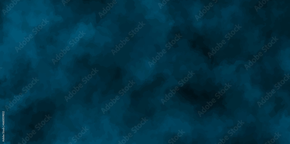 Brushed Painted Abstract Background.Sky nature cloud smoke black night background for horror dark blue and black background,