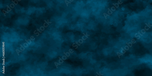 Brushed Painted Abstract Background.Sky nature cloud smoke black night background for horror dark blue and black background,