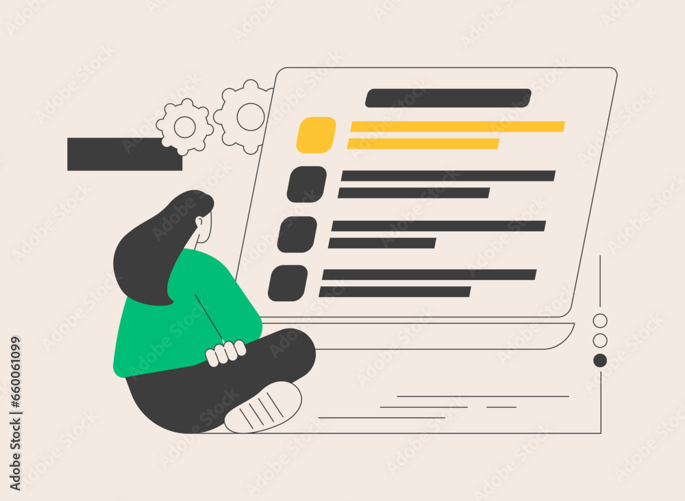 Fotografija Identity guidelines abstract concept vector illustration.