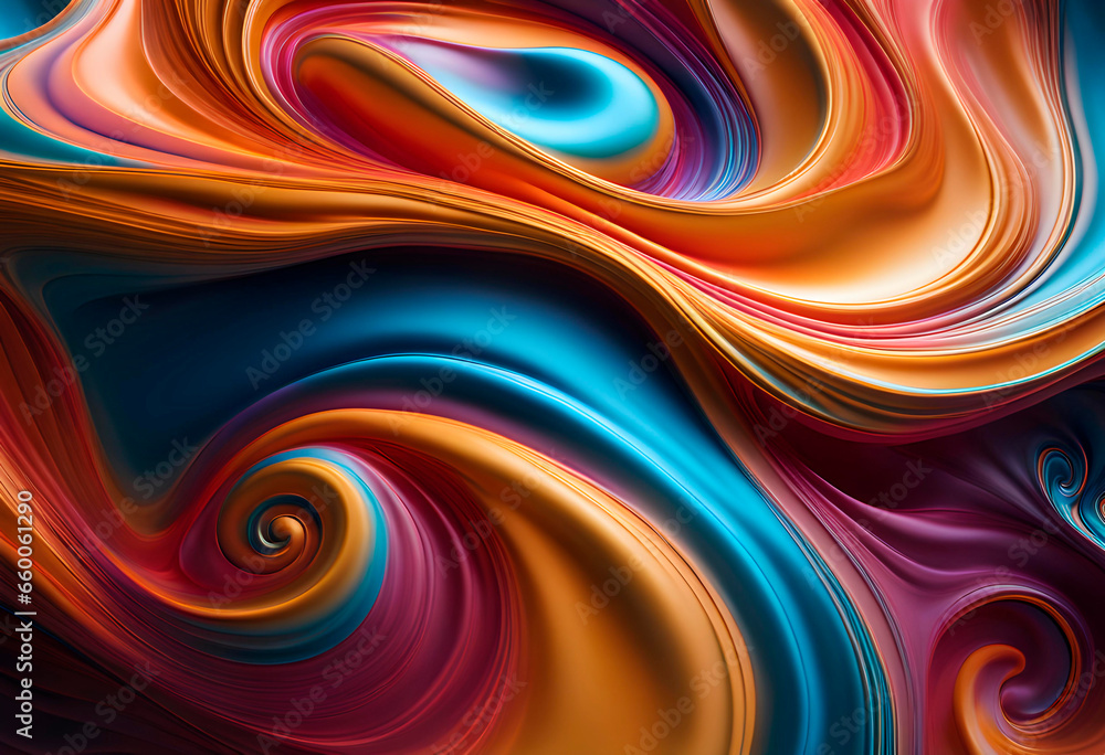 Liquid wallpaper, abstract 3D background with paint bubbles flow wave Liquid wallpaper, abstract 3D background with paint bubbles flow wave