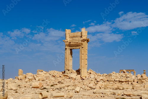 Ruins of the city of Palmyra in Syria