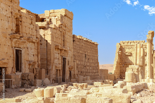 Ruins of the city of Palmyra in Syria