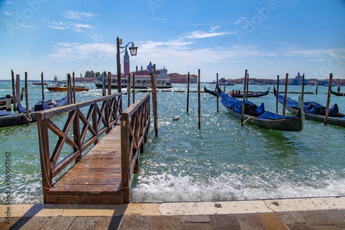 Italy. Venice. Historical regatta. Gondola.