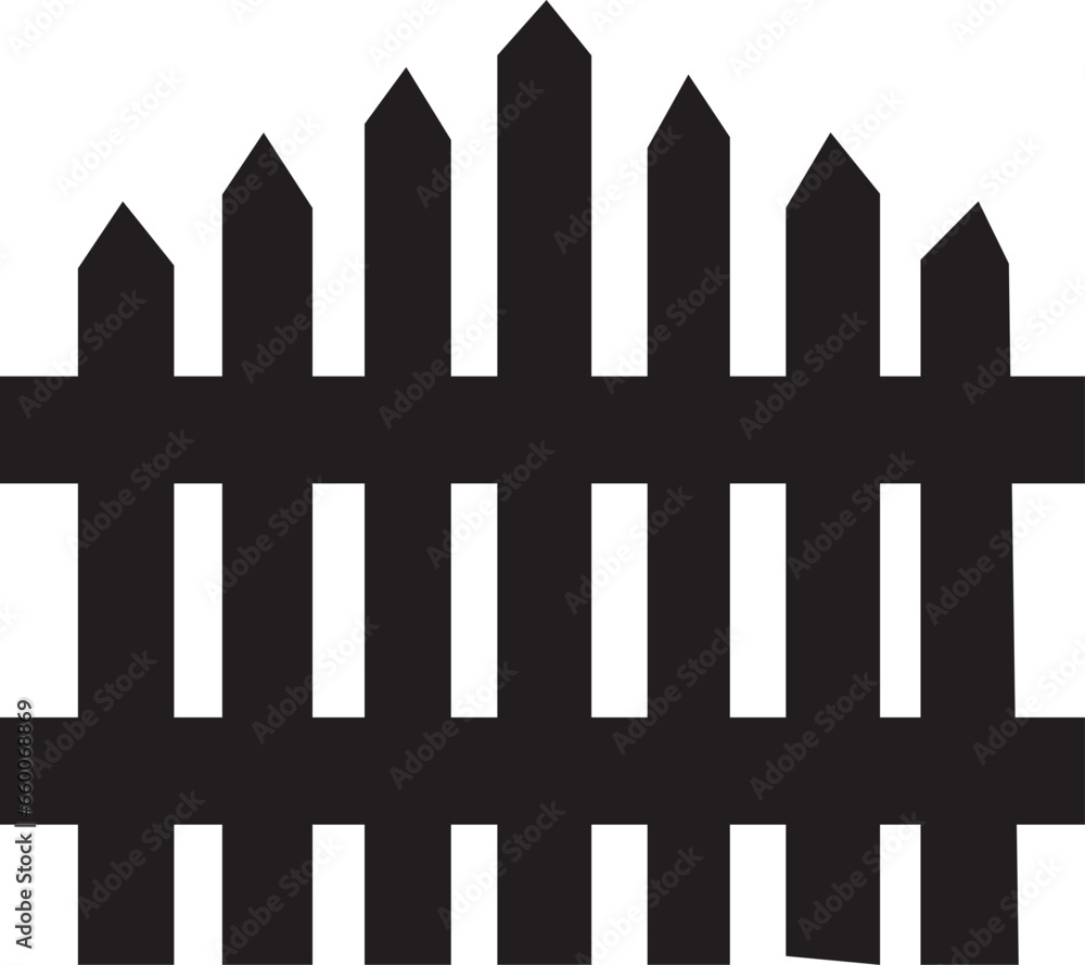 Fence icon design. Vector design ,agriculture icons fence and boundary Fence icon design. Vector design ,agriculture icons fence and boundary