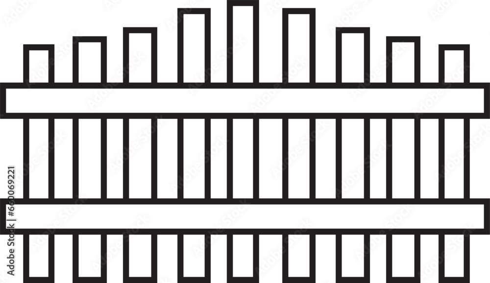 Fence icon design. Vector design ,agriculture icons fence and boundary Fence icon design. Vector design ,agriculture icons fence and boundary