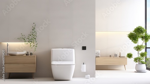 minimalist bathroom modern architecture  interior concept