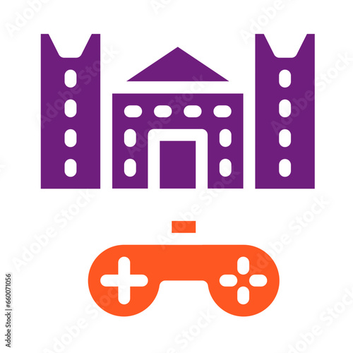 Castle Vector Icon Design Illustration