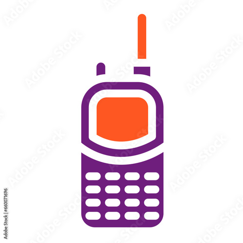 Walkie talkie Vector Icon Design Illustration
