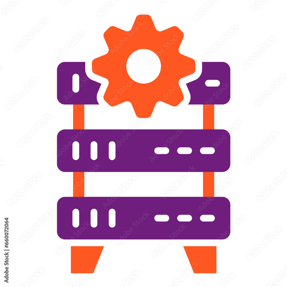 Server Traffic Vector Icon Design Illustration Server Traffic Vector Icon Design Illustration
