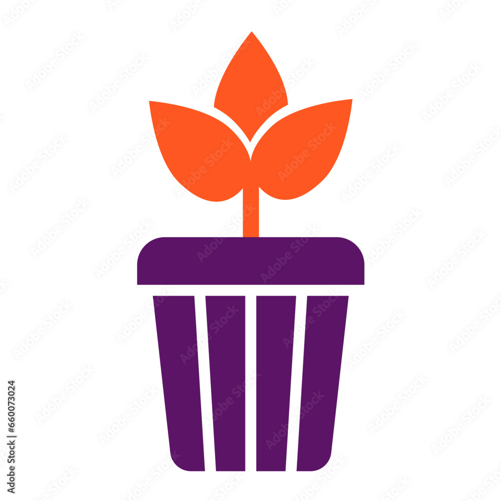 Plant Pot Vector Icon Design Illustration Plant Pot Vector Icon Design Illustration