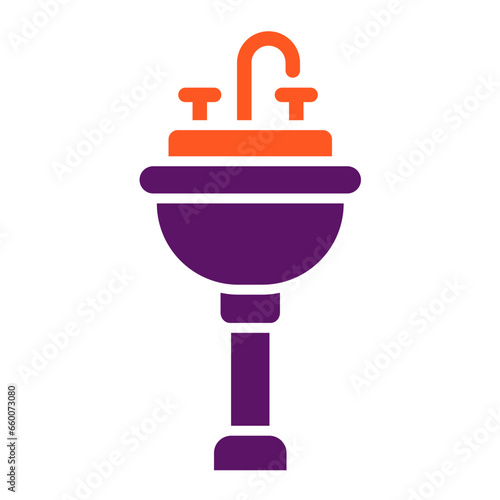 Sink Vector Icon Design Illustration