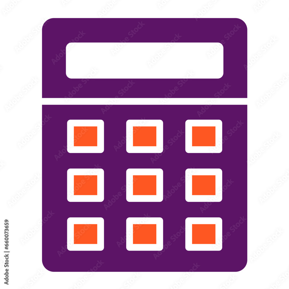Calculator Vector Icon Design Illustration Calculator Vector Icon Design Illustration