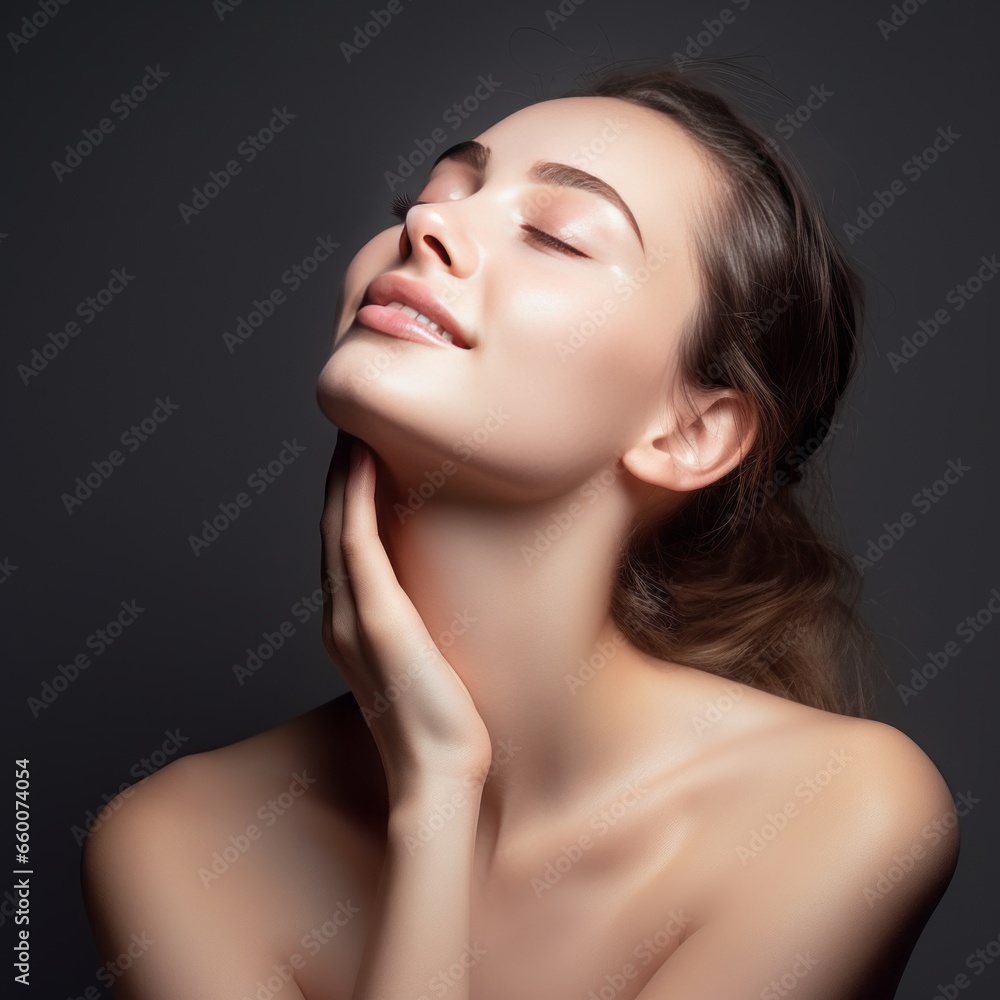 Young beatutiful women healthy radiant taking care of herself. Young beatutiful women healthy radiant taking care of herself.
