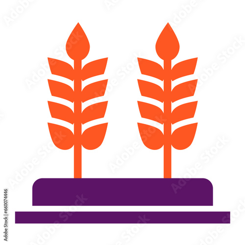 Wheat Vector Icon Design Illustration