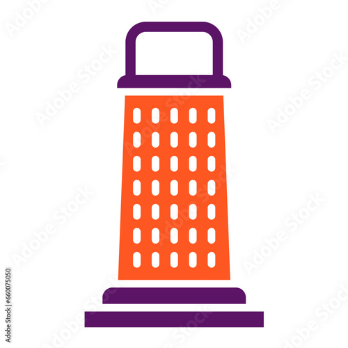 Cheese Grater Vector Icon Design Illustration