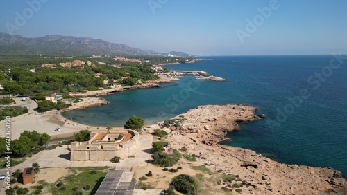 Castell de Sant Jordi d'Alfama i Cala de Sant Jordi photo