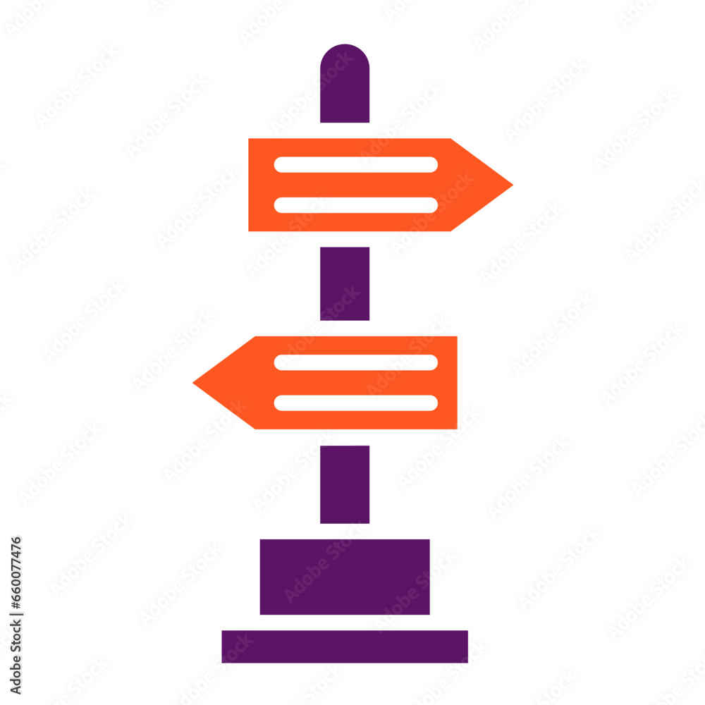 Road Sign Vector Icon Design Illustration Road Sign Vector Icon Design Illustration