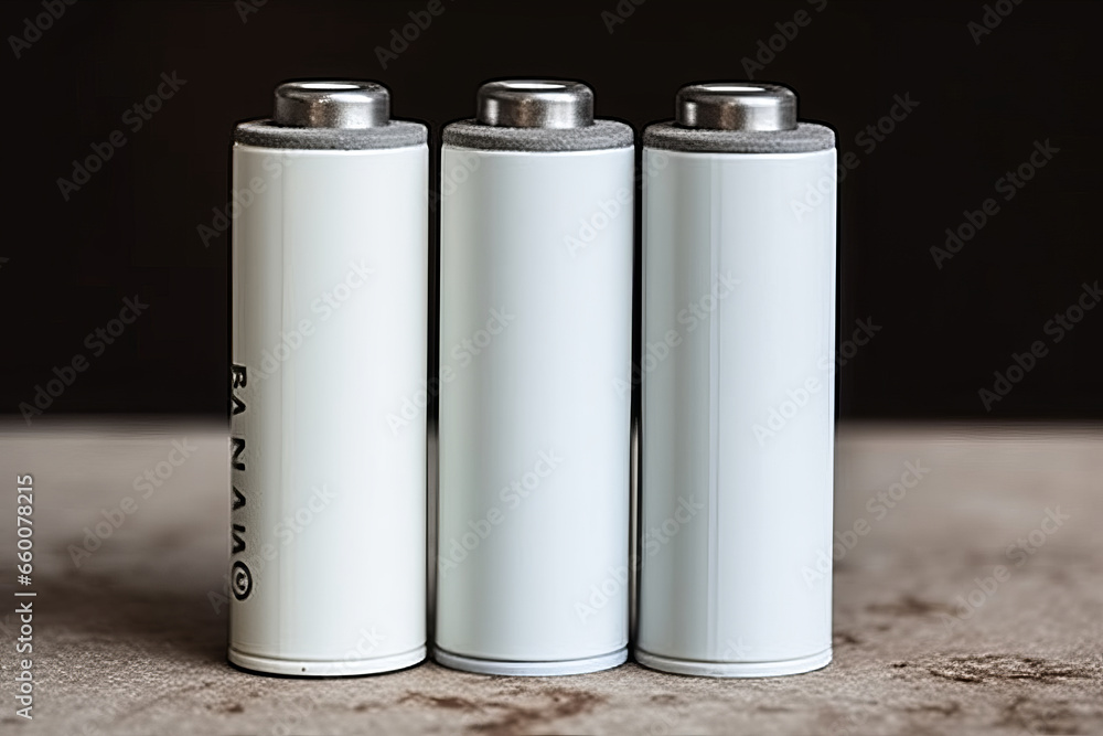 white AA battery,generative ai white AA battery,generative ai