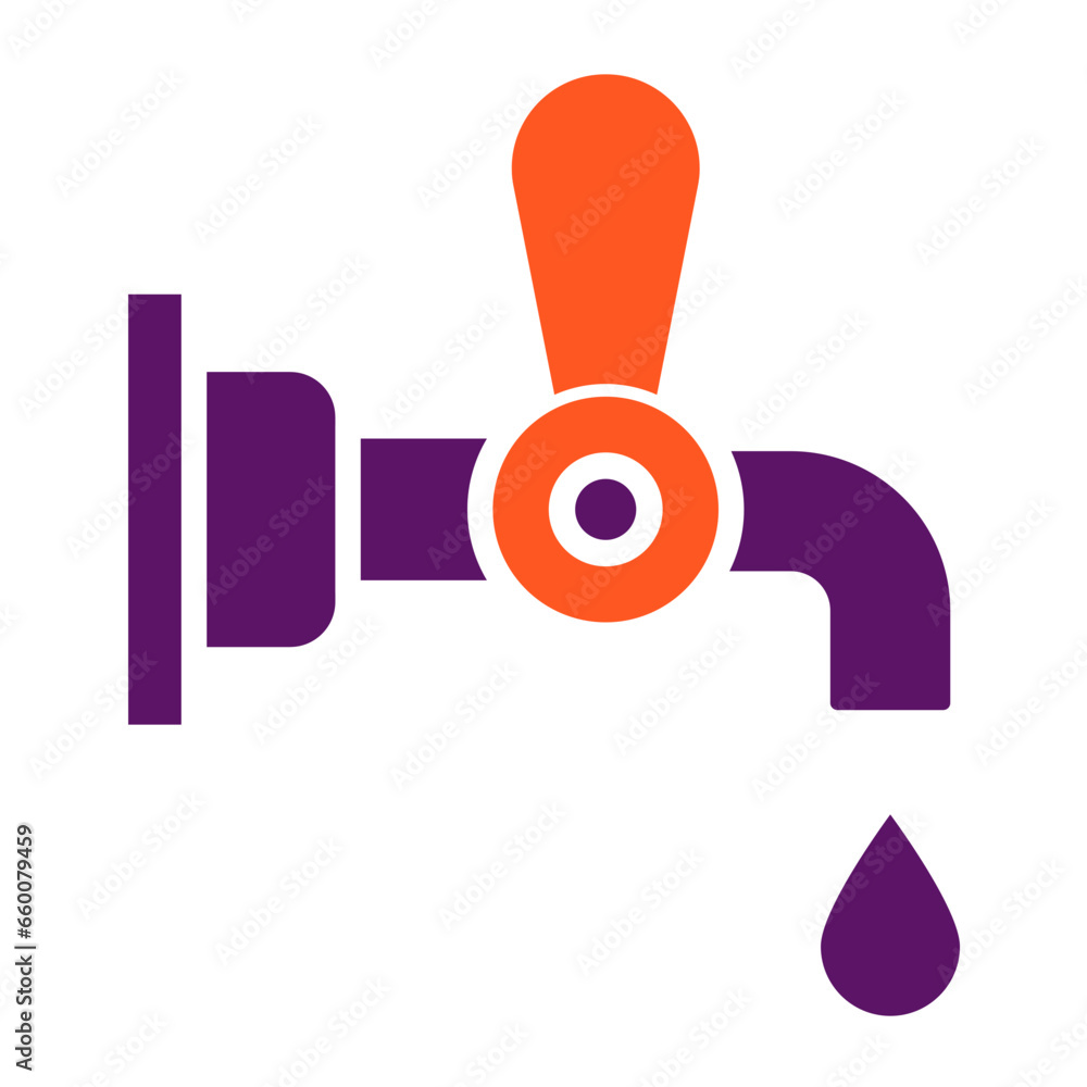 Faucet Vector Icon Design Illustration Faucet Vector Icon Design Illustration