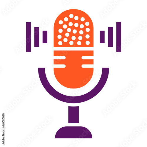 Microphone Vector Icon Design Illustration