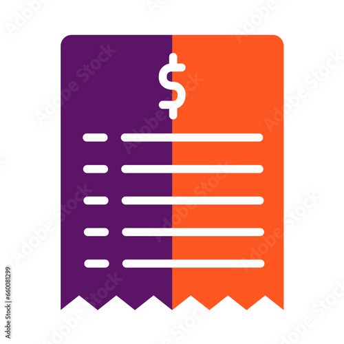 Bill Vector Icon Design Illustration