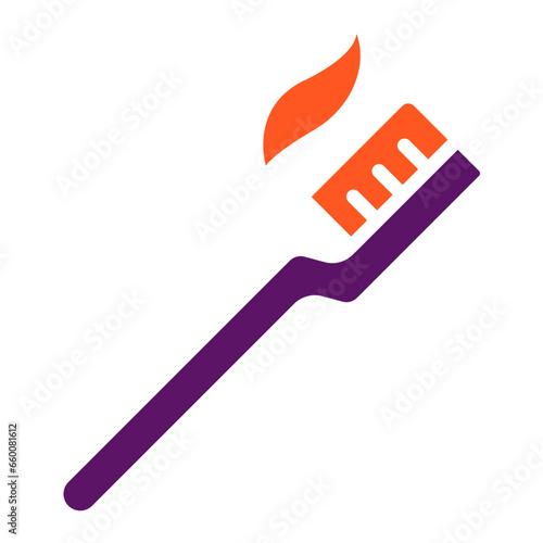 Tooth Brush Vector Icon Design Illustration