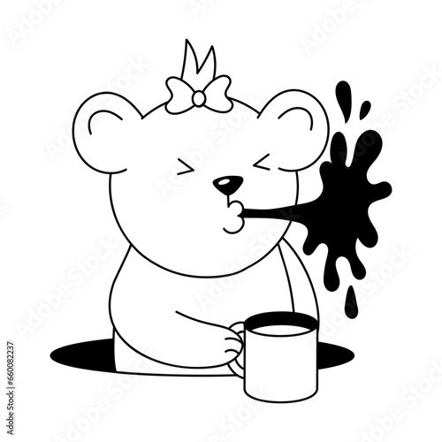 Spitting Tea