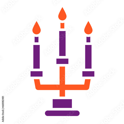 Candles Vector Icon Design Illustration
