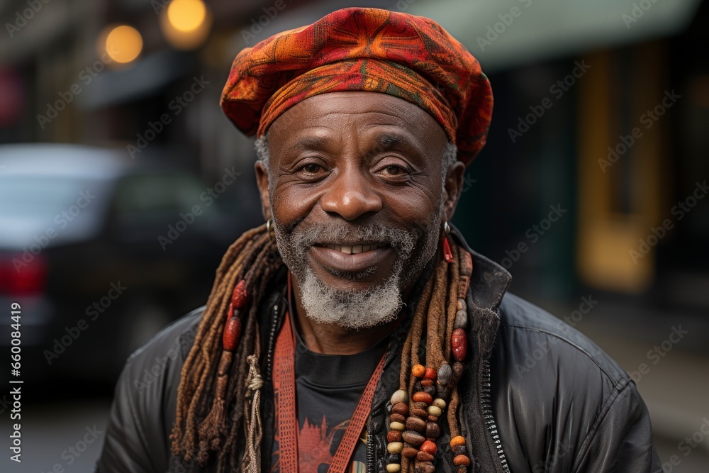 A candid street portrait of a street performer in a foreign city, showcasing the authenticity and diversity of urban culture A candid street portrait of a street performer in a foreign city, showcasing the authenticity and diversity of urban culture