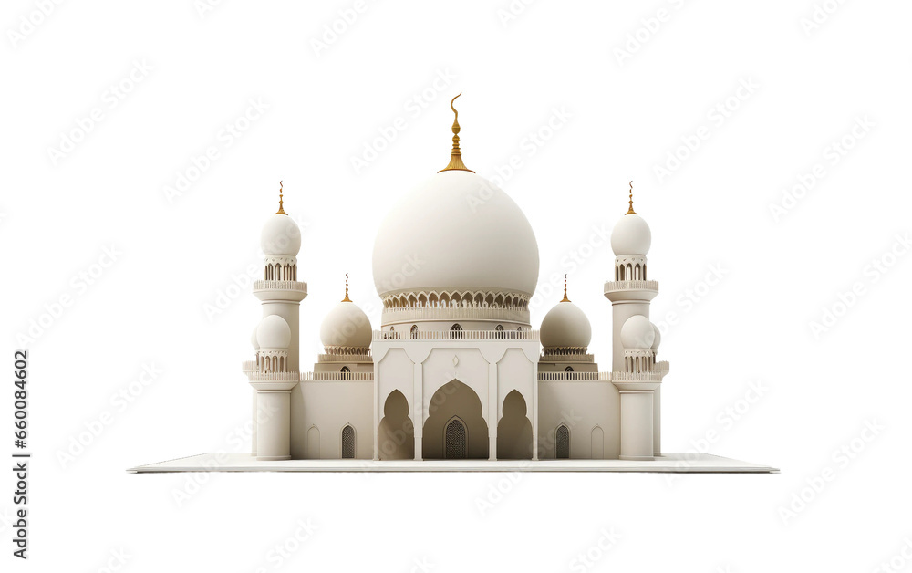Mosque Dome on Transparent background