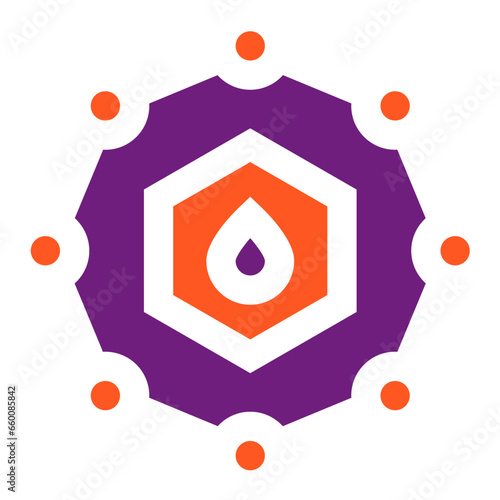 Benzol Vector Icon Design Illustration