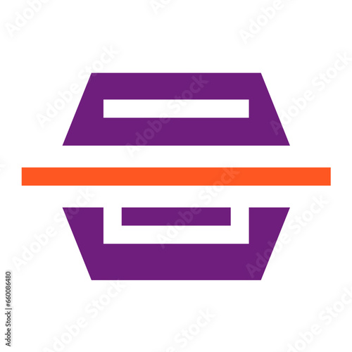Lunch Vector Icon Design Illustration