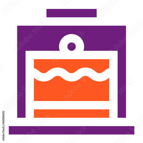 Cake Dome Vector Icon Design Illustration