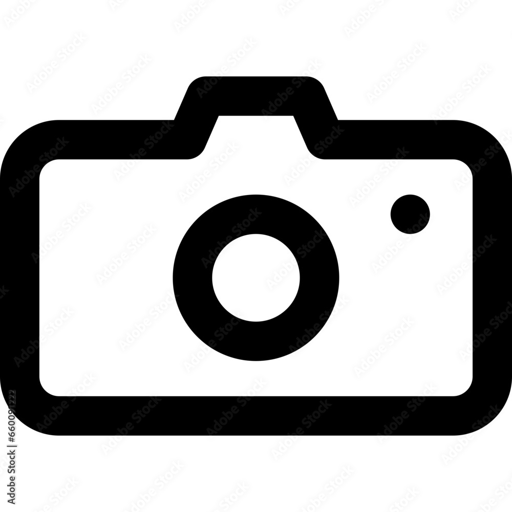 Camera icon flat vector illustration Camera icon flat vector illustration