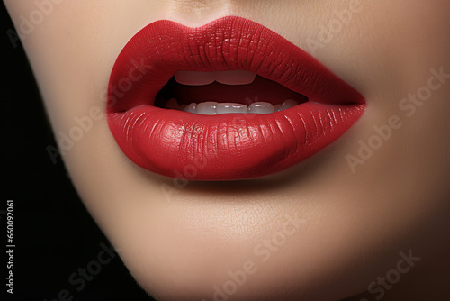 Close Up Shot of a Person's Lips
