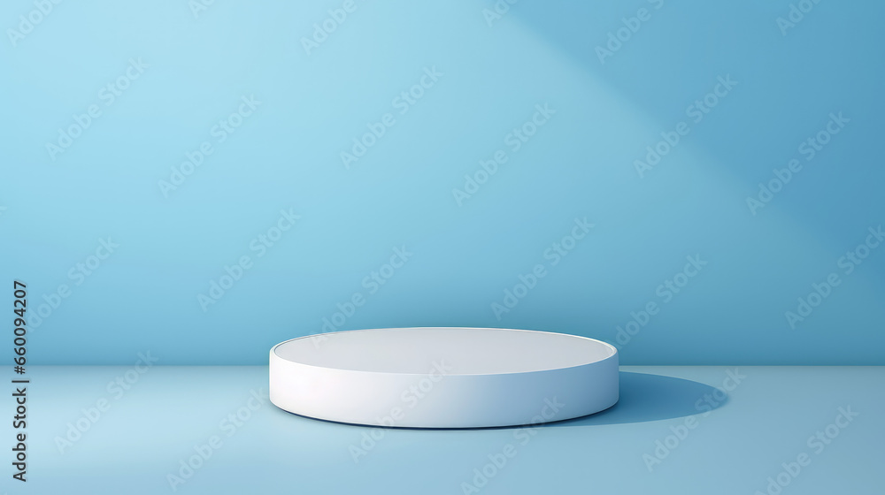 An empty, superflat light blue background designed for product presentation, featuring a touch of shadow on the wall, creating an understated and attractive setting. An empty, superflat light blue background designed for product presentation, featuring a touch of shadow on the wall, creating an understated and attractive setting.