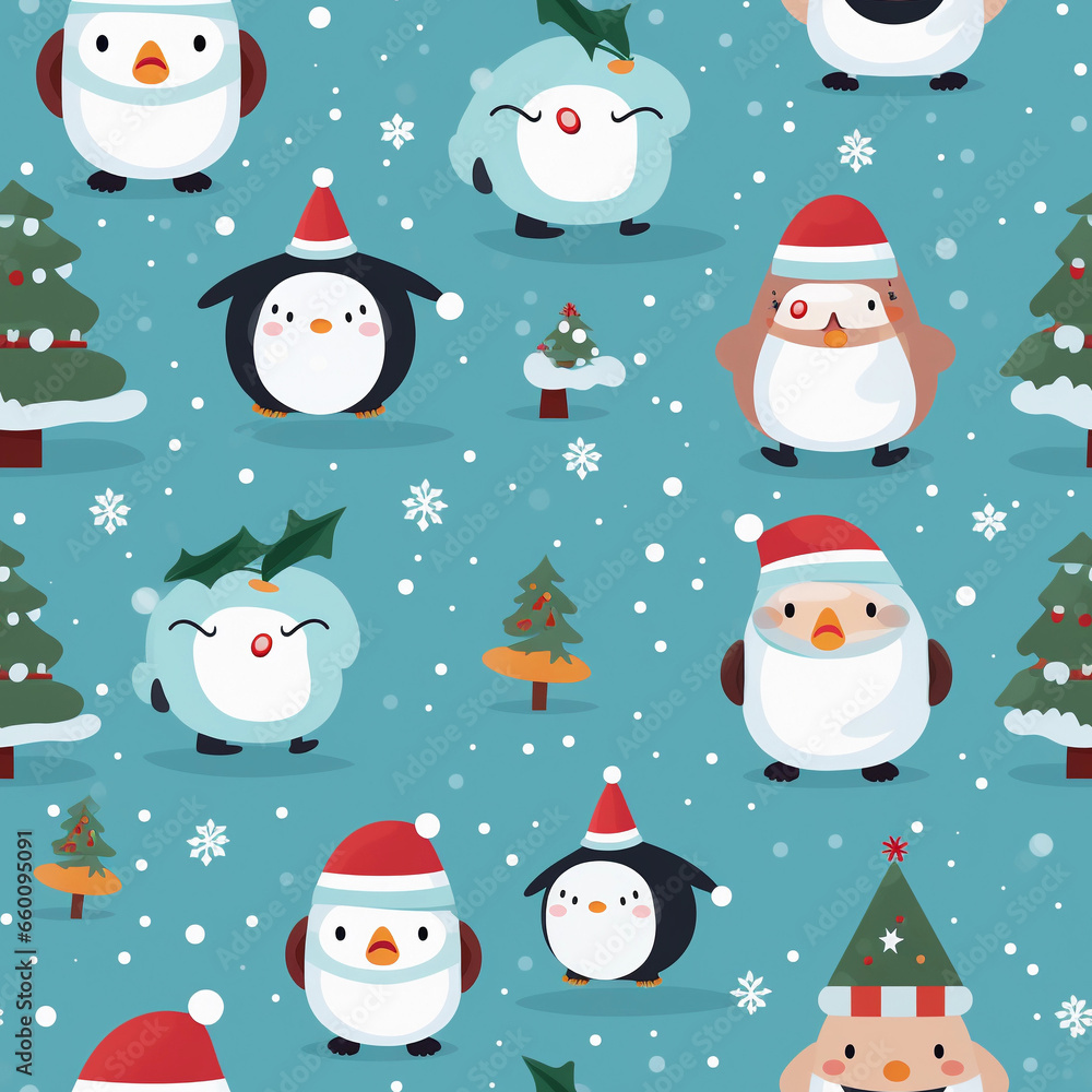christmas seamless pattern christmas seamless pattern