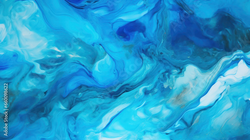 Seamless Blue Ink Marble Pattern © M.Gierczyk