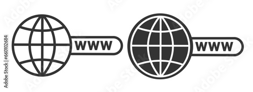 browser icon symbol. Website symbol vector ilustration.