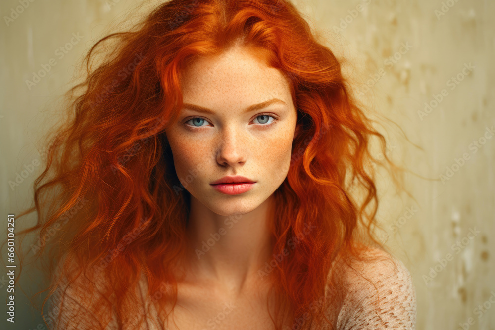 Ginger-haired Woman's Portrait