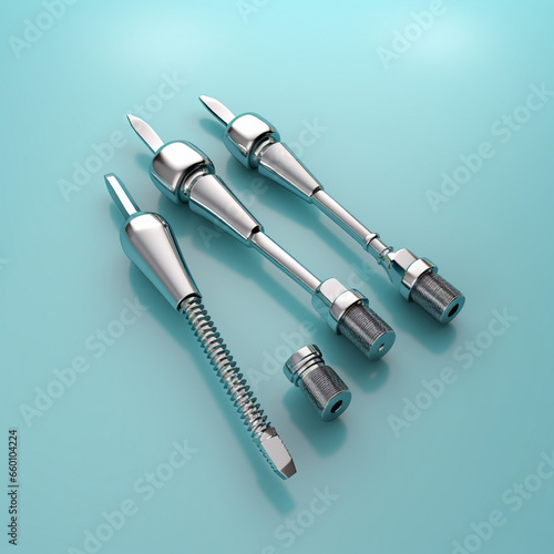 Wallpaper Mural Dental tooth implant with gums. Medically accurate tooth 3D illustration Torontodigital.ca