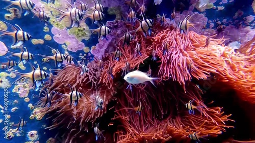 corals, shrimps and fish are not the only inhabitants of the seas and oceans on this planet