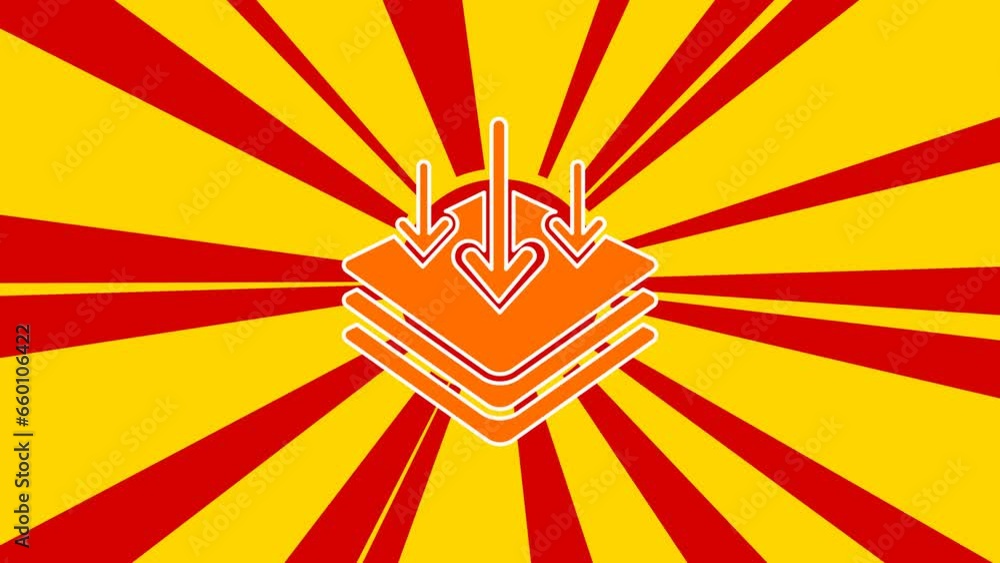 Vidéo Stock Absorbent symbol on the background of animation from moving ...