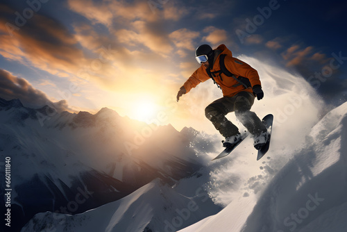 Snowboarder - Snowboarding