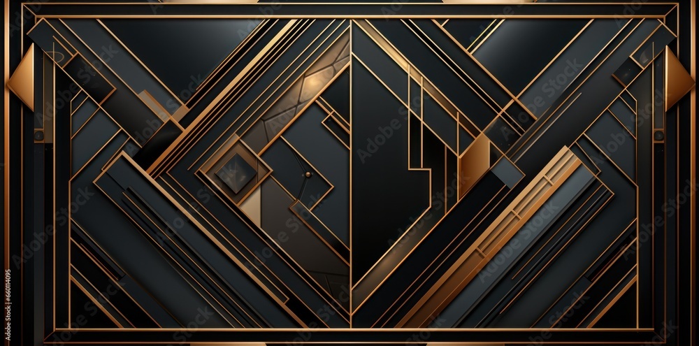 black gold lines with a gold inset black gold lines with a gold inset