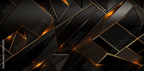 black gold lines with a gold inset