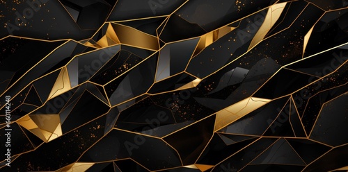 black gold lines with a gold inset