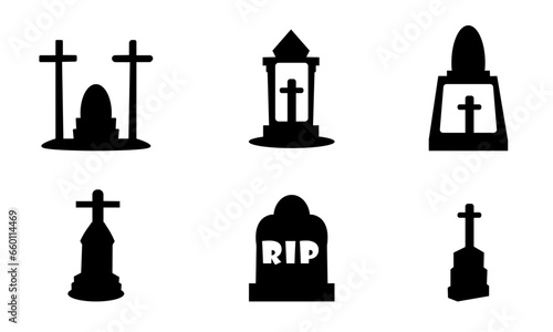 tombstone silhouettes