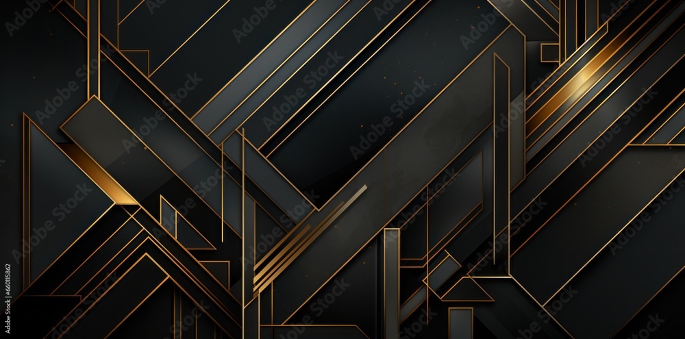 black gold lines with a gold inset black gold lines with a gold inset